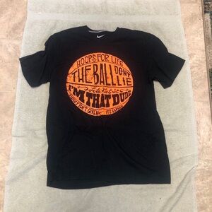 Nike Black Regular Fit T-Shirt